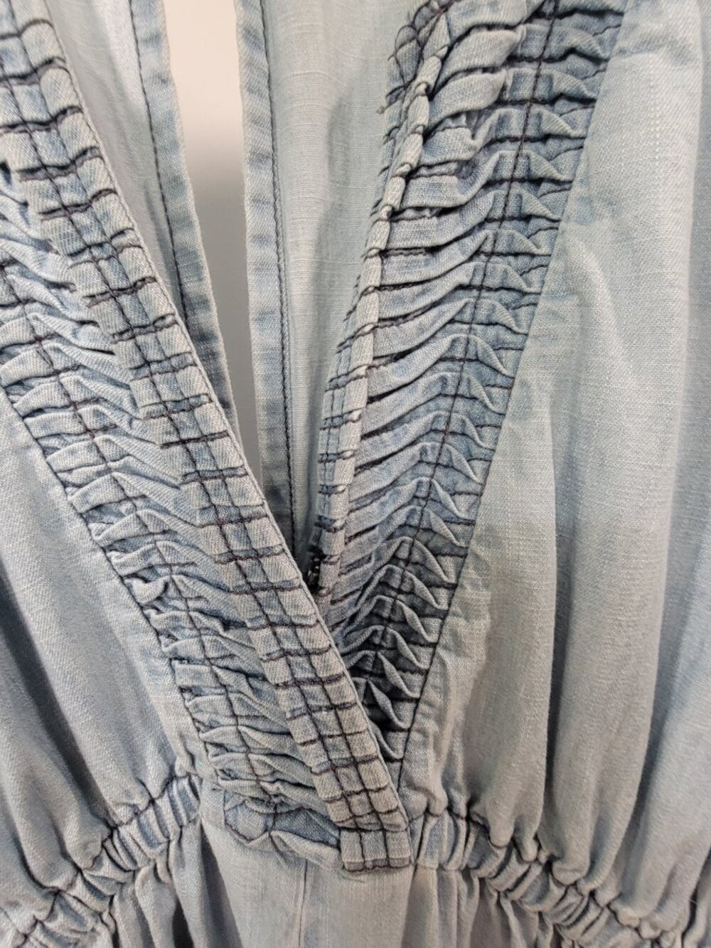 World Market Misha Cotton Denim Jumpsuit in Large/X-Large Worn Once - Picture 2 of 5